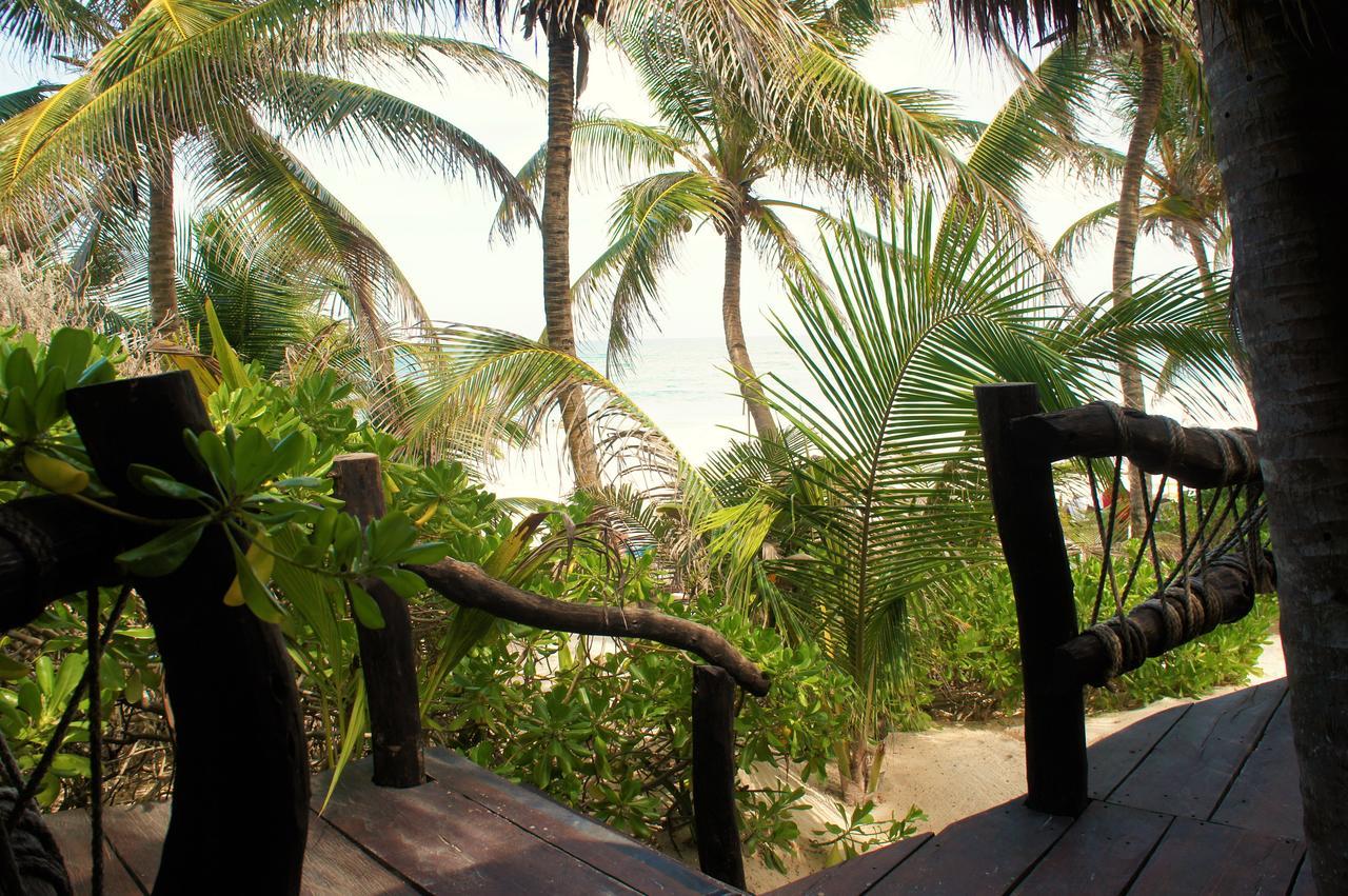 Cabanas La Luna Hotel Tulum Exterior foto