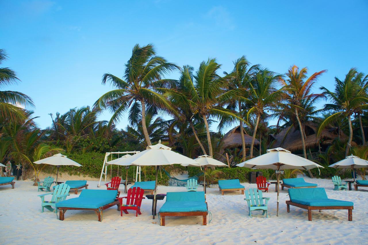 Cabanas La Luna Hotel Tulum Exterior foto